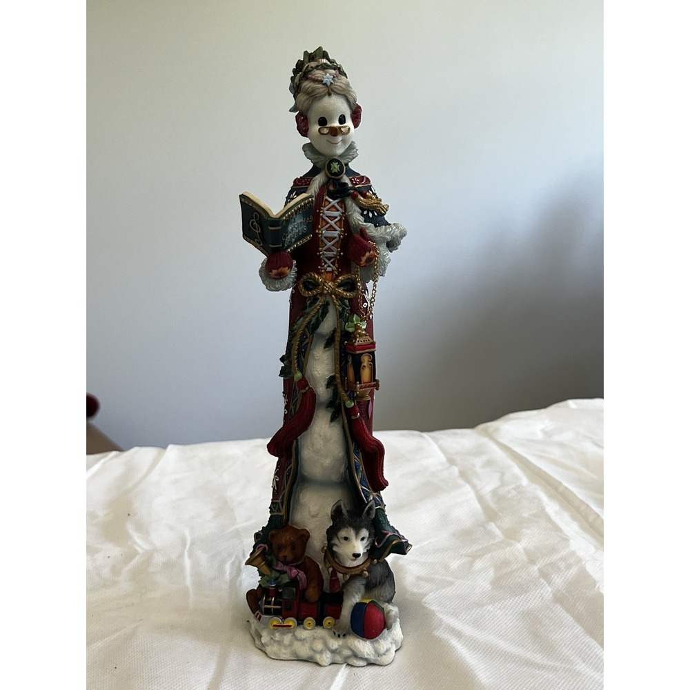 Lenox Pencilโ Snowman Figurine Winter Harmony Legacy Edition Christmas Holiday